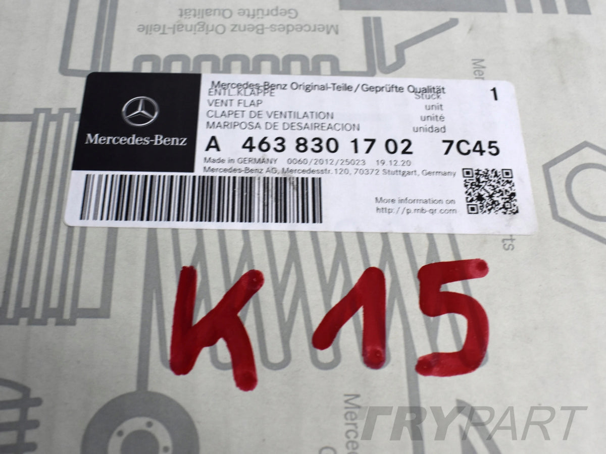 MERCEDES G CLASS W463 RIGHT VENT GRILLE ORG NEW A4638301702