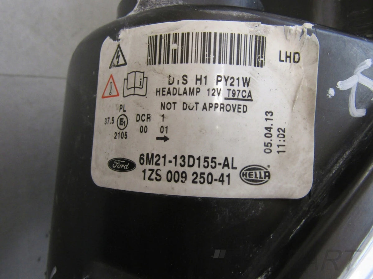 HEADLIGHT FORD S-MAX MK1 XENON NON-SWIVEL LH LEFT 6M21-13D155-AE 06-10