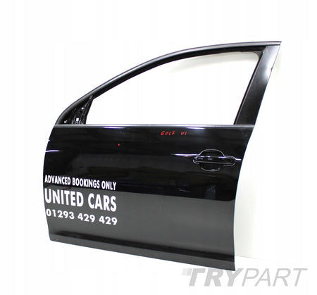VW GOLF VI 6 5K FRONT LEFT DOOR ORG COMPLETE