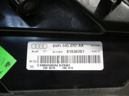 AUDI A4 B9 8W9 MATRIX LIFT KOMBI Rear Tail Light Right