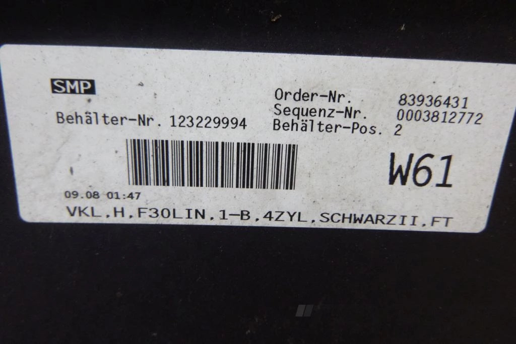 BMW 3 III F30 SEDAN Rear Bumper