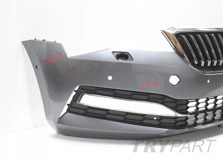 SKODA SUPERB III LIFT 3V FRONT BUMPER ORG + GRILLE + GRILL