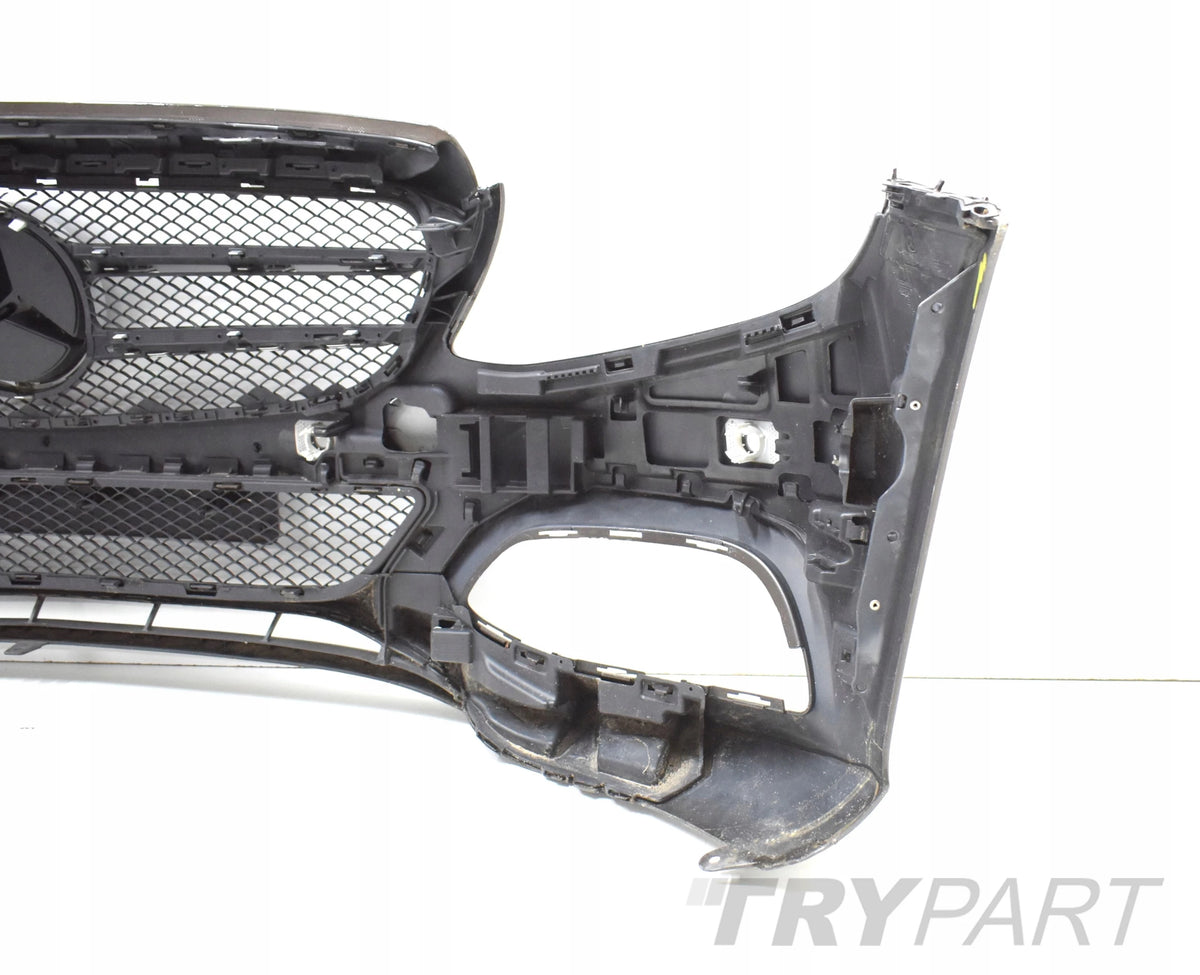 MERCEDES C CLASS W205 FRONT BUMPER ORIGINAL + GRILLE + CHROME + FRAMES