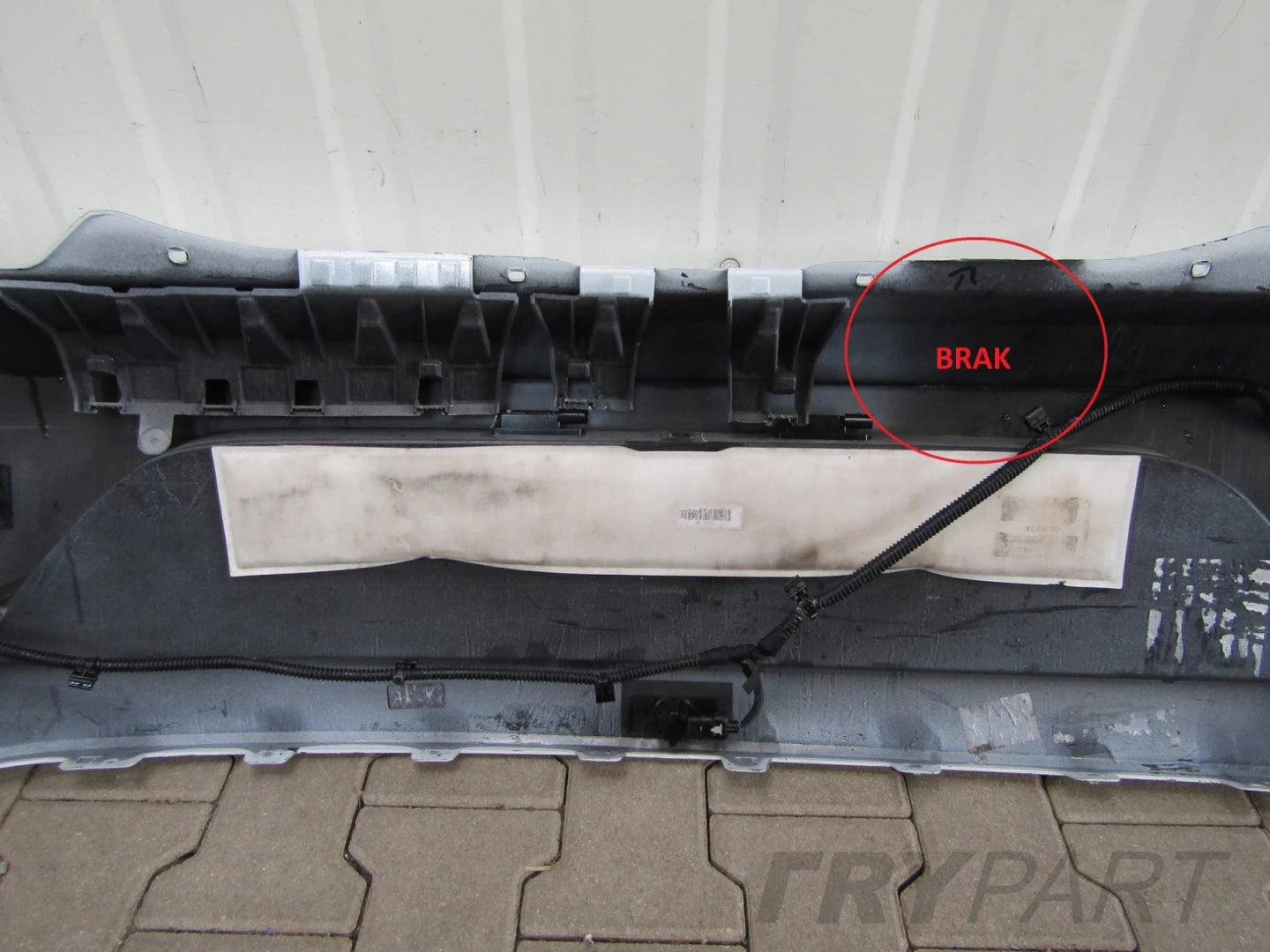 Rear bumper VW Up 1S6 Lift 16- (PDC)