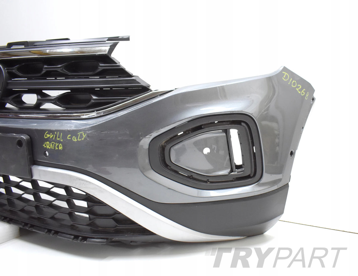 VW T ROC 2GA LIFT Front Bumper OEM + Grille + Grille Insert