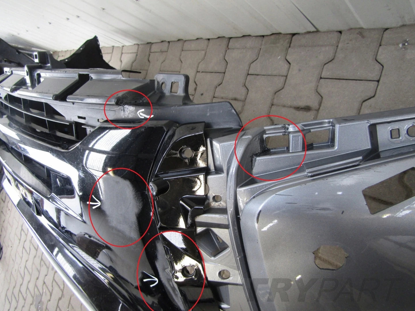 Front Bumper for Mitsubishi Outlander 3 Hybrid Lift