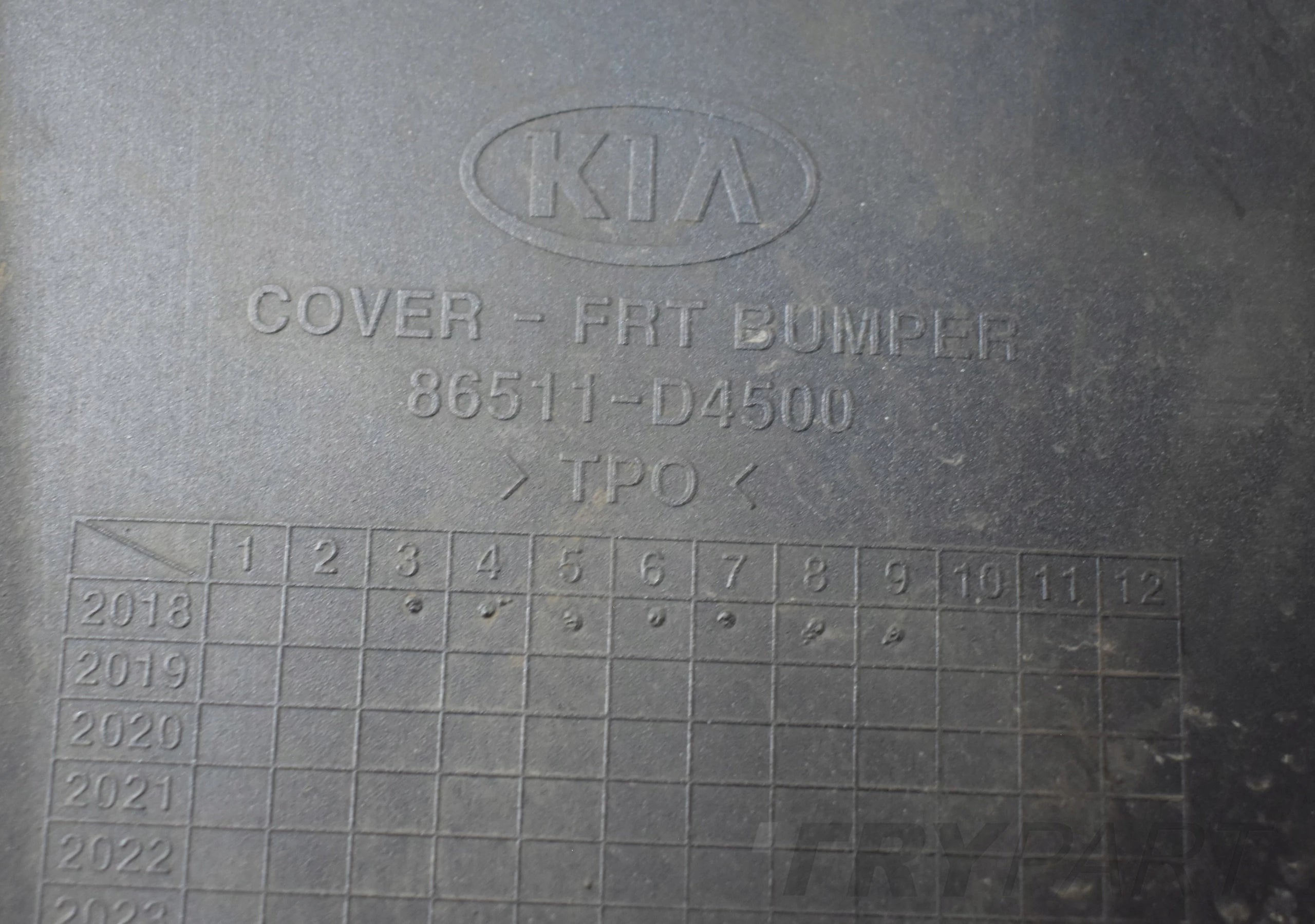 KIA OPTIMA IV LIFT FRONT BUMPER ORG