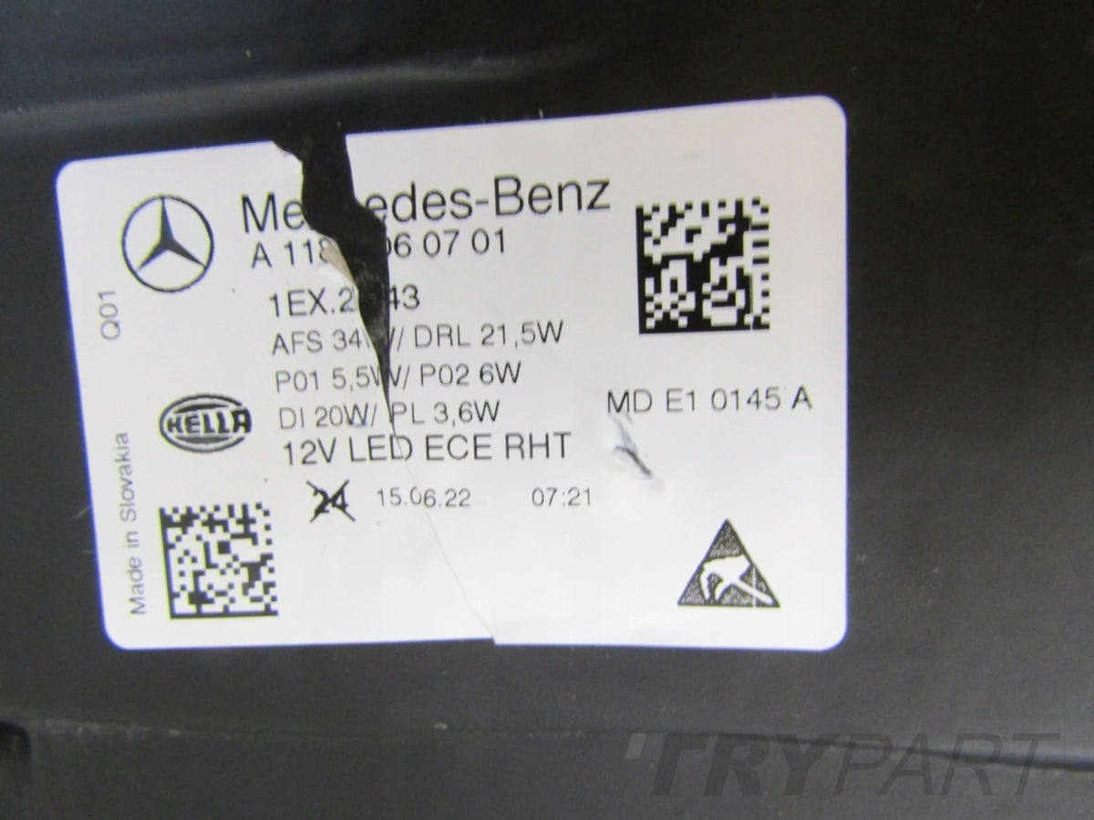 MERCEDES CLA W118 LIFT 23- HEADLIGHT FULL LED - LEFT