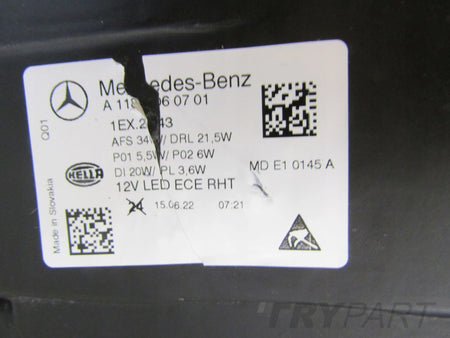 MERCEDES CLA W118 LIFT 23- HEADLIGHT FULL LED - LEFT