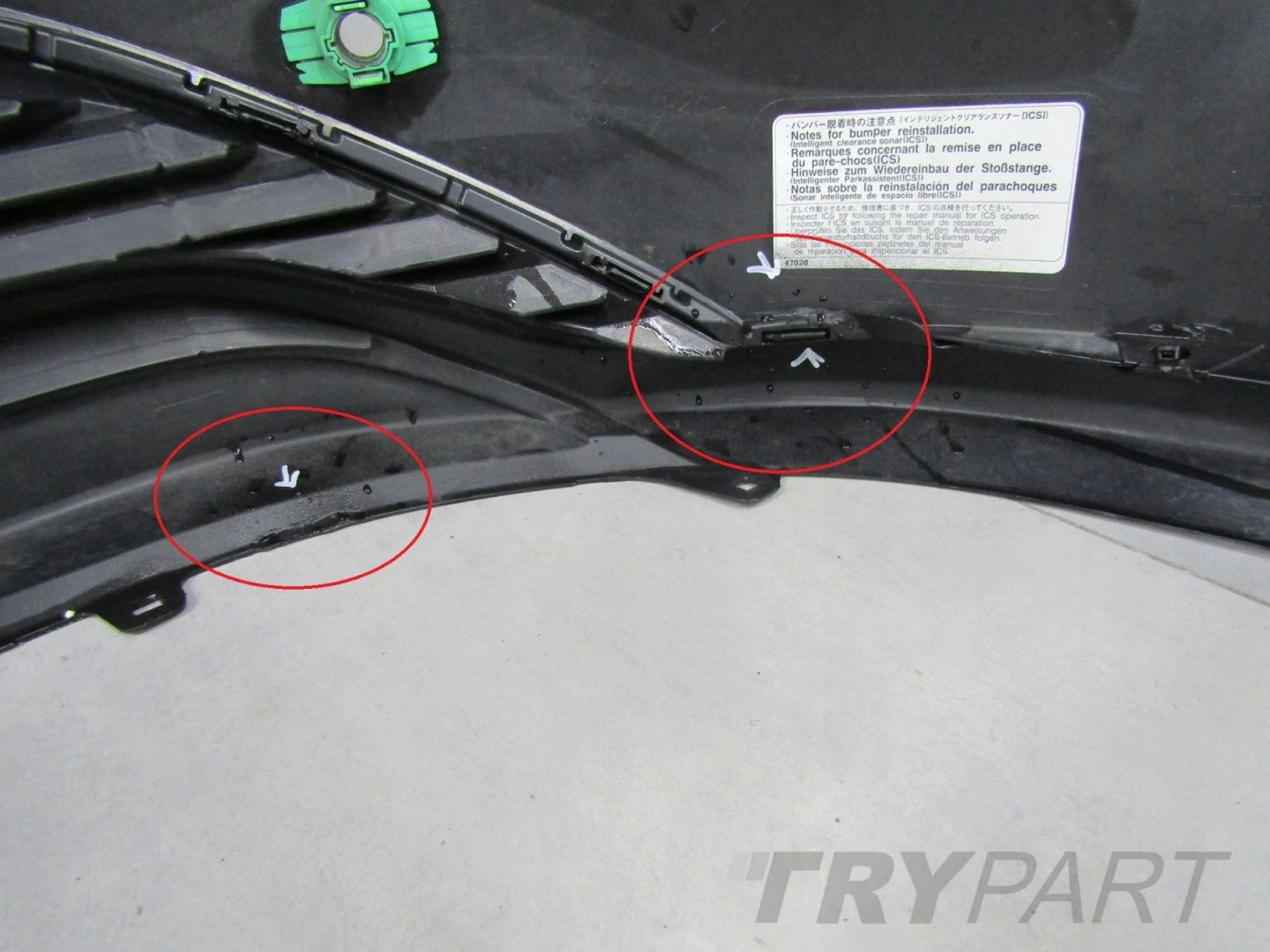Front bumper TOYOTA Highlander IV 19-22