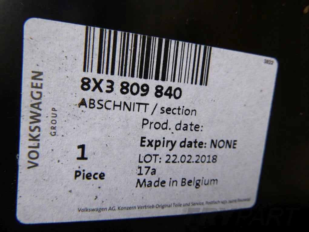 AUDI A1 S1 8X3 Right Pillar Front Sill New Original