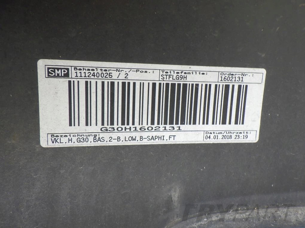 BMW 5 G30 SEDAN Rear Bumper