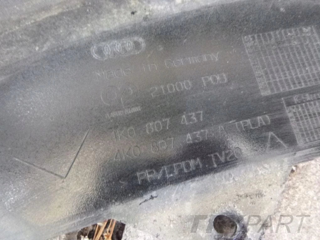 AUDI A6 C8 4K0 2018- front bumper
