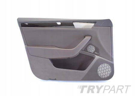 SKODA SUPERB III 3V0 LEFT FRONT DOOR PANEL UPHOLSTERY NEW ORG