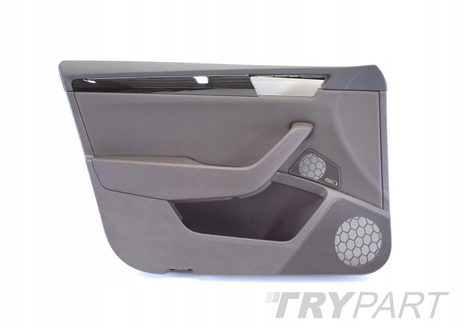 SKODA SUPERB III 3V0 LEFT FRONT DOOR PANEL UPHOLSTERY NEW ORG