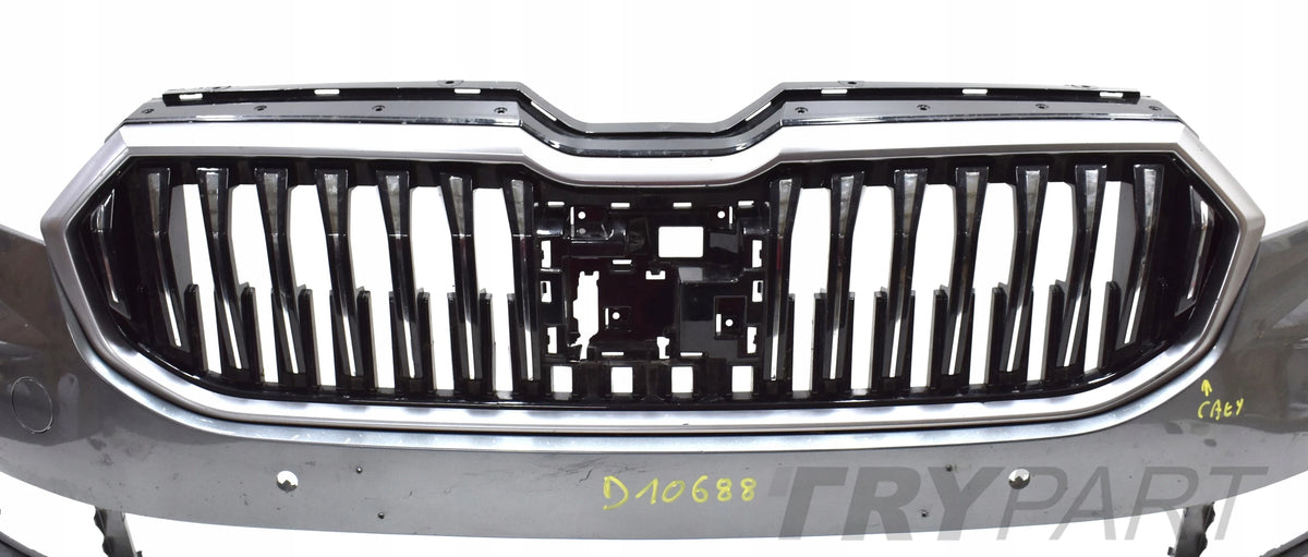 SKODA SUPERB IV 3P 3P3 FRONT BUMPER ORIGINAL + GRILL