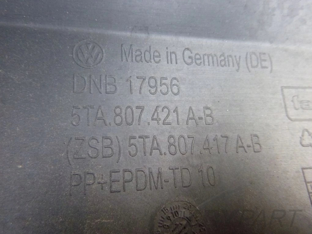 VW TOURAN II 5TA 15- Rear Bumper