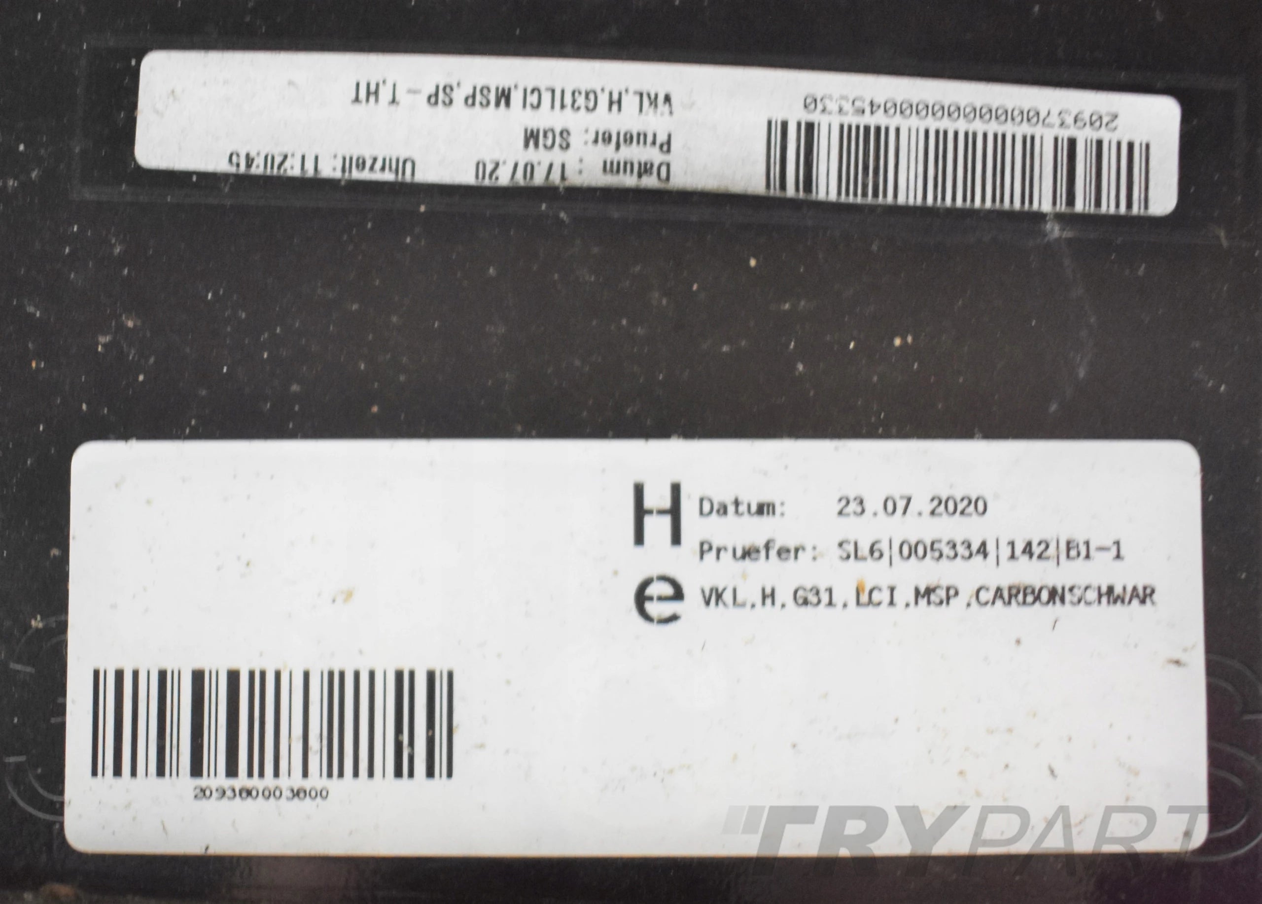BMW 5 G31 LIFT LCI M PACKAGE REAR BUMPER ORG