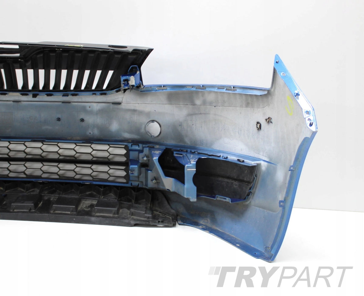 SKODA RAPID 5JA FRONT BUMPER ORG + GRILLE + VENTS + BOTTOM
