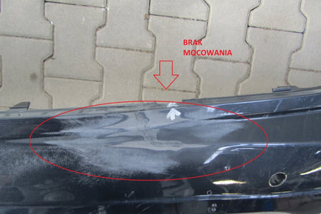 Front bumper Mercedes C-Class 204 07-10 AMG