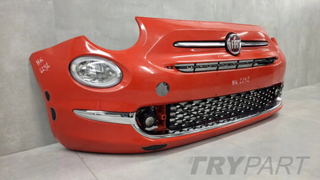Front Bumper for Fiat 500 Lift 15-24 / With Halogens + Wiring