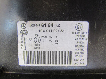 SETRA FRONT LAMP FULL LED HIGH PERFORMANCE 23- LH A0005406154KZ