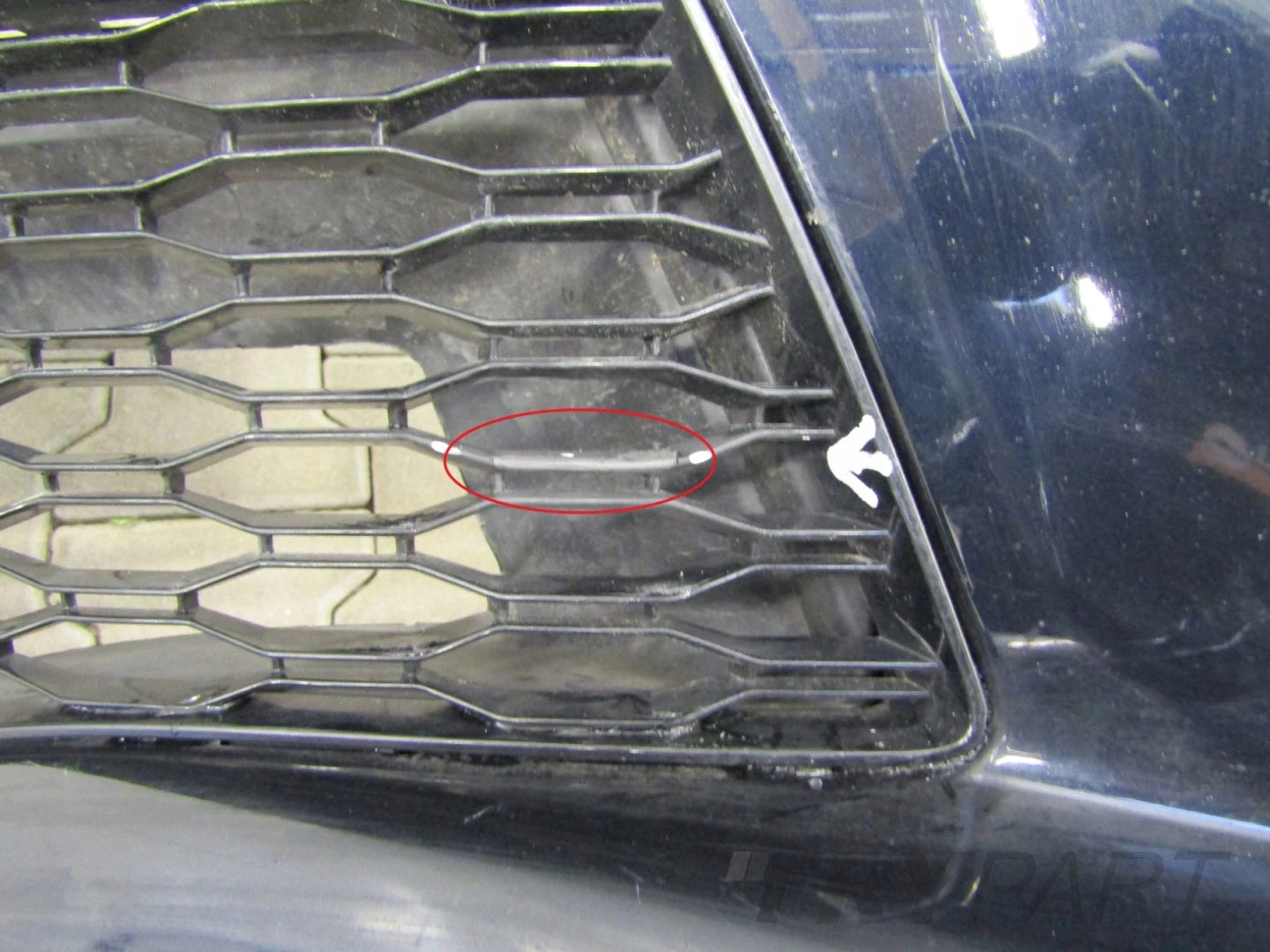 Front Bumper BMW 6 GT G32 M-Package 17- (Skids)