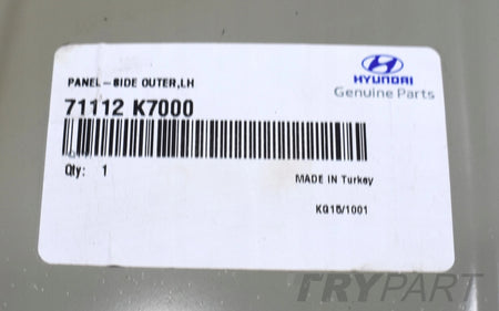 HYUNDAI I10 III LEFT DOOR SILL TRIM PILLAR ORG NEW 71112 K7000