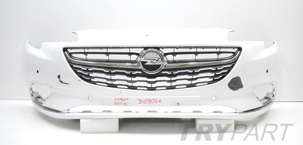 OPEL CORSA E FRONT BUMPER ORIGINAL + CHROME