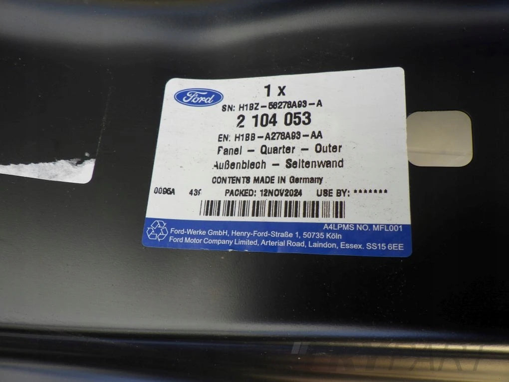 FORD FIESTA MK8 17- Rear fender left NEW ORIGINAL