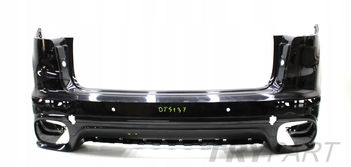 PORSCHE CAYENNE II 7P5 LIFT GTS TURBO REAR BUMPER ORG + LOWER PART