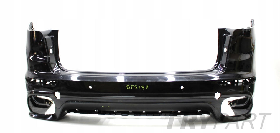 PORSCHE CAYENNE II 7P5 LIFT GTS TURBO REAR BUMPER ORG + LOWER PART