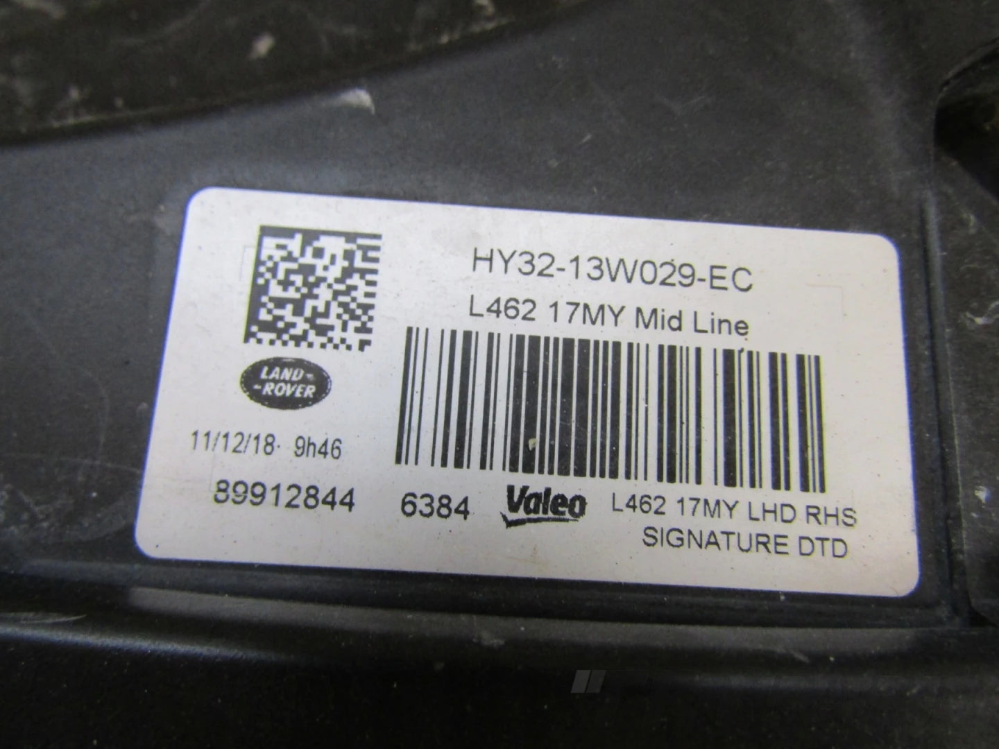HEADLAMP LAND ROVER DISCOVERY V L462 LED 16- RH HY32-13W029-EC