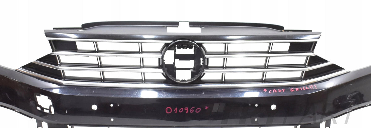 VW PASSAT B8 LIFT 3G0 FRONT BUMPER ORG + GRILLE + BOTTOM