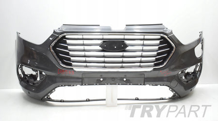 FORD TRANSIT CUSTOM FRONT BUMPER ORIGINAL HYBRID + GRILLE