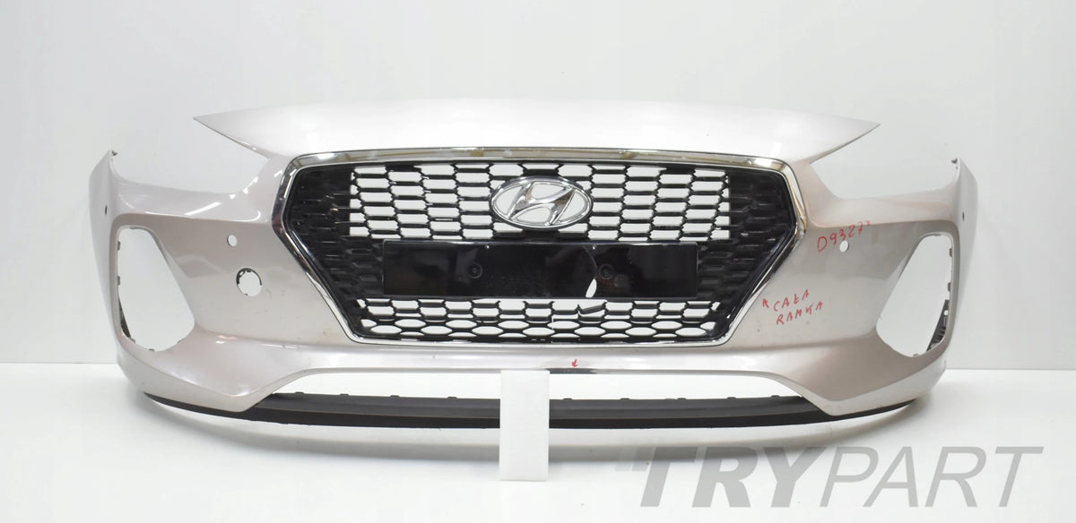 HYUNDAI I30 III FRONT BUMPER ORIGINAL + CHROME + BOTTOM