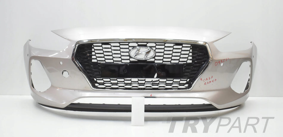 HYUNDAI I30 III FRONT BUMPER ORIGINAL + CHROME + BOTTOM