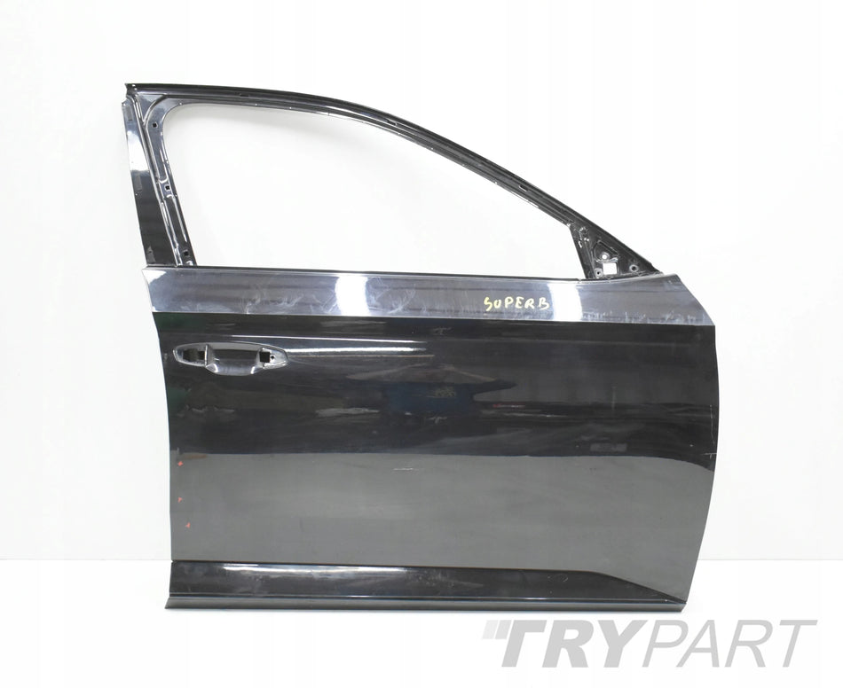 SKODA SUPERB III 3V RIGHT FRONT DOOR ORG + MOULDING