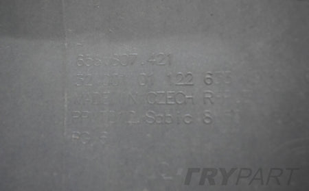 SKODA KAMIQ 658 REAR BUMPER ORG + BOTTOM