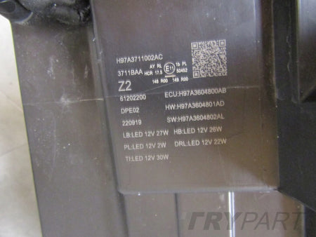 Voyah Free FULL LED 21- RH RIGHT Headlight 3711BAA