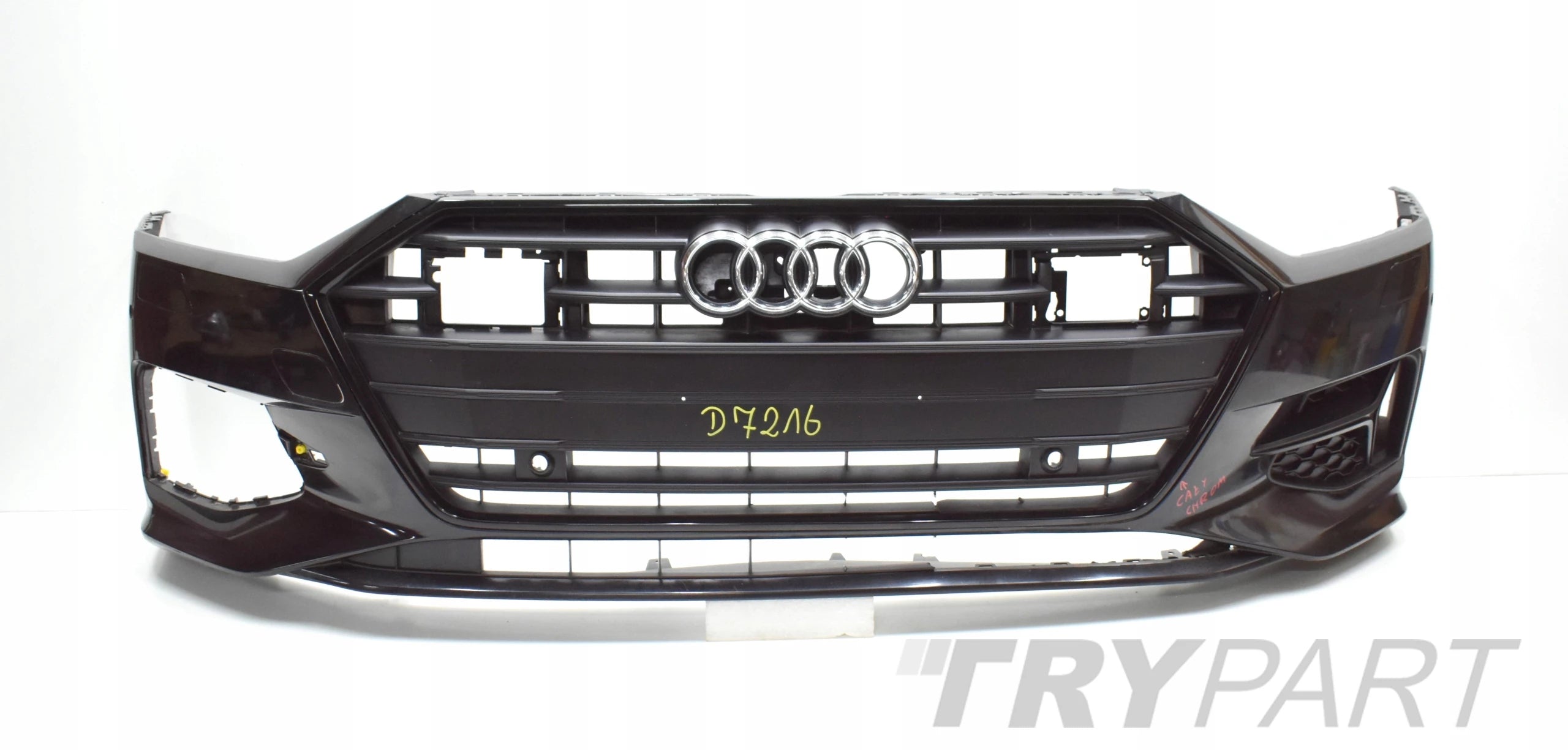 AUDI A7 C8 4K8 FRONT BUMPER ORG + GRILLE + CHROME