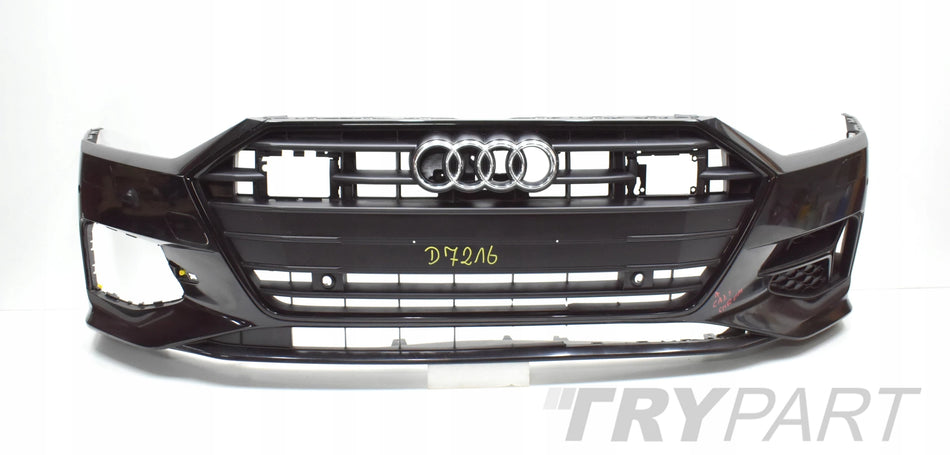 AUDI A7 C8 4K8 FRONT BUMPER ORG + GRILLE + CHROME