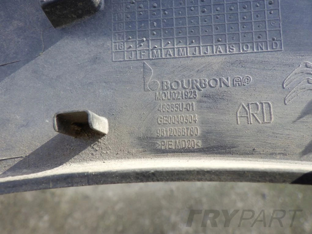 CITROEN C3 III 3 16- REAR RIGHT FENDER TRIM 9812088780