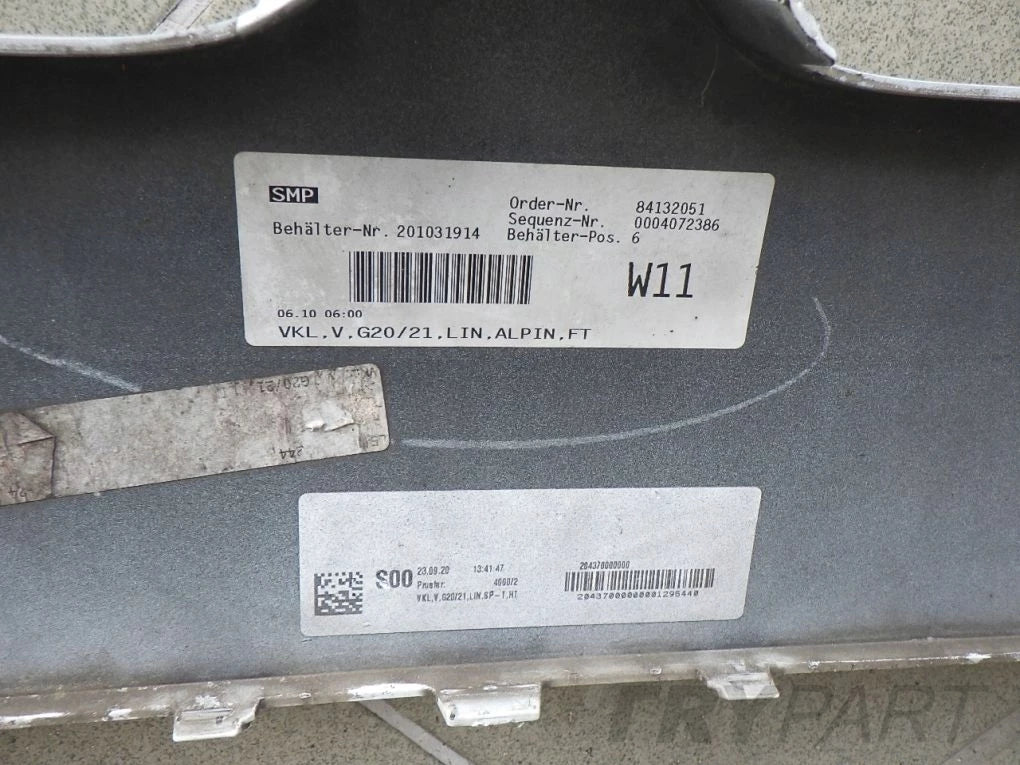 BMW 3 G20 G21 18- front bumper