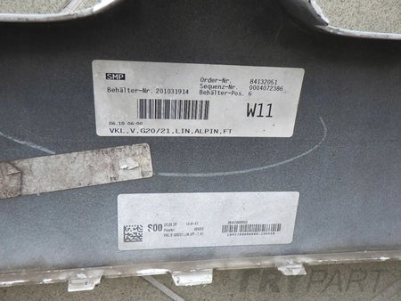BMW 3 G20 G21 18- front bumper