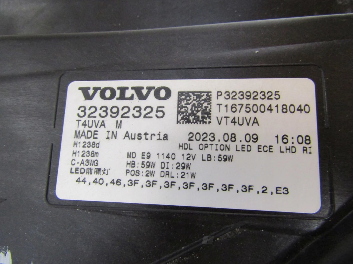 HEADLAMP VOLVO XC40 LIFT FULL LED PIXEL 22- RH 32392325