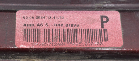 AUDI A6 C8 4K S LINE RIGHT SILL SKIRT ORG