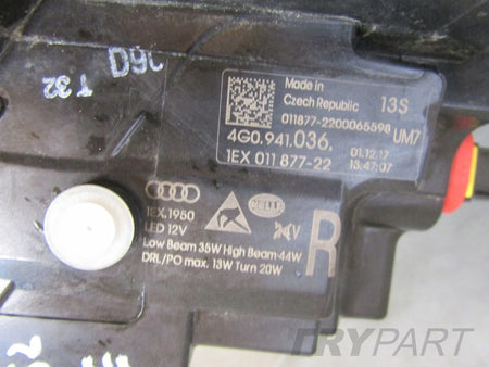FRONT HEADLIGHT AUDI A6 RS6 C7 LIFT MATRIX 14-18 RH RIGHT 4G0941036