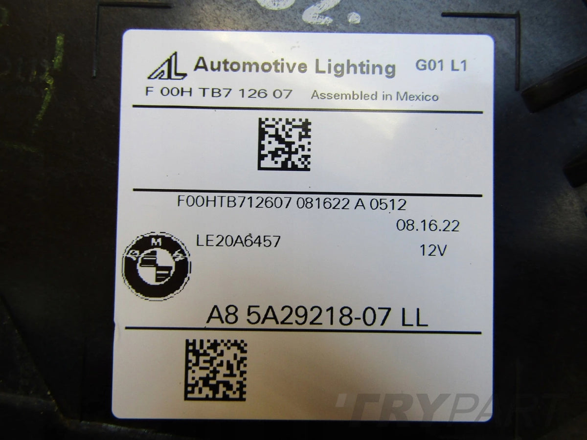 HEADLIGHT BMG X3 G01 G02 LIFT LASER 21-RH RIGHT 5A29218-07