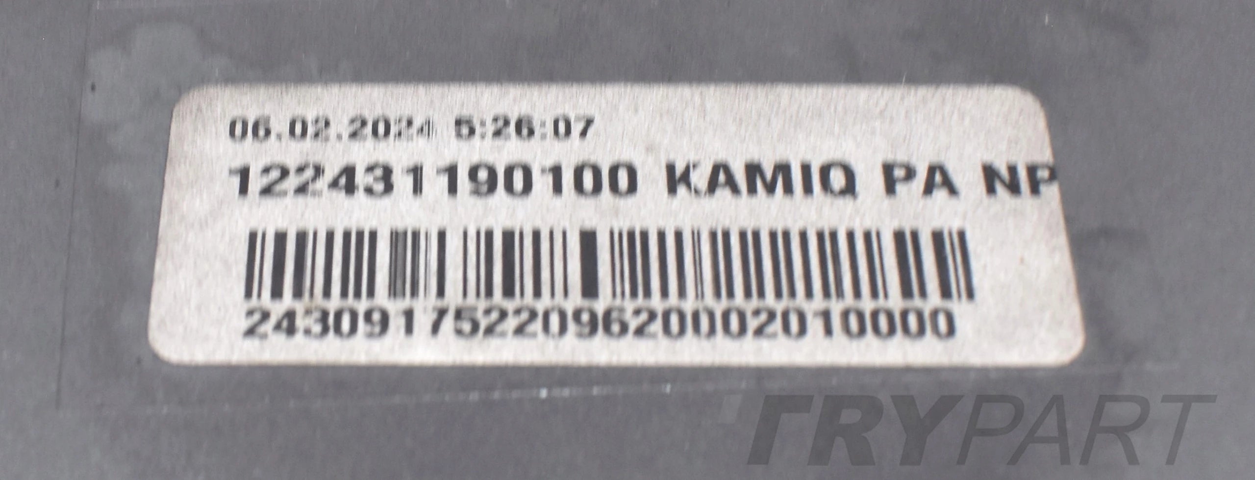 SKODA KAMIQ 568 LIFT FRONT BUMPER ORIGINAL